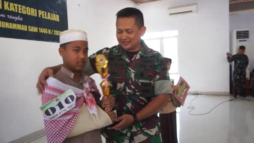 Kodim Batang Ajak Anak-Anak Jadi Generasi Emas Melalui Lomba Ceramah