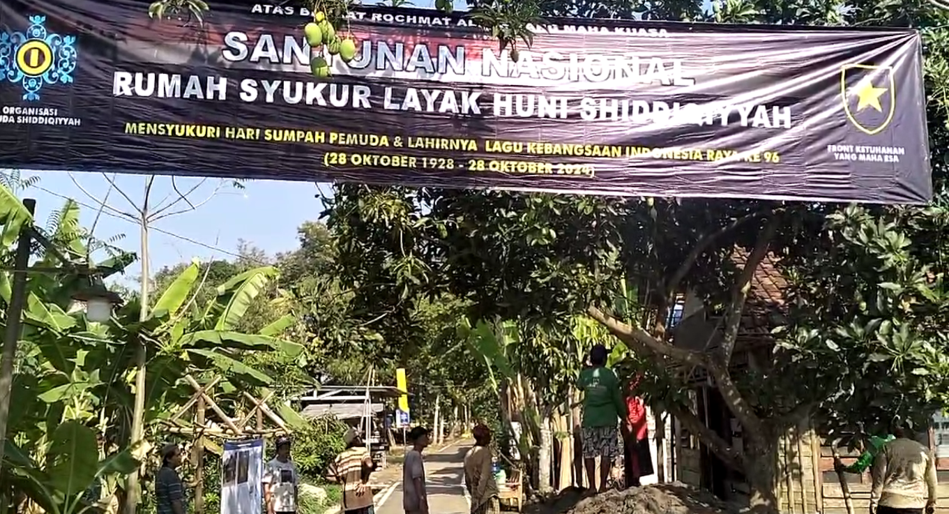 OPSHID Kabupaten Pekalongan Mulai Membangun Rumah Layak Huni untuk Nenek Suparti