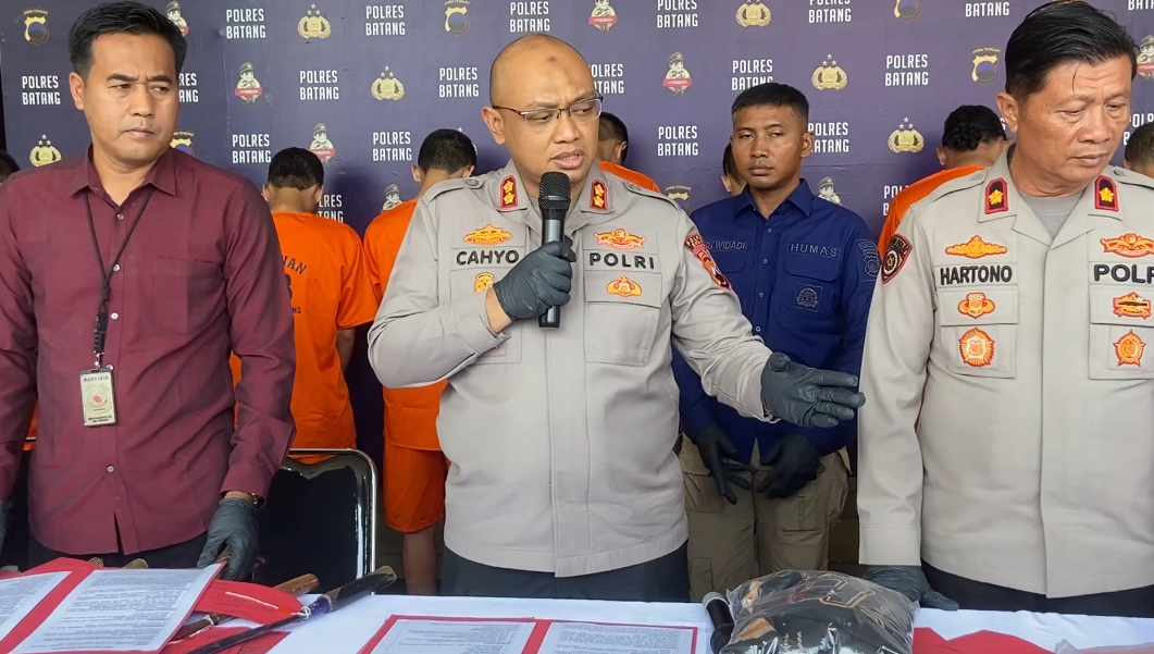 Polres Batang Ungkap pencurian Tabung Gas Yang Meresahkan Masyarakat