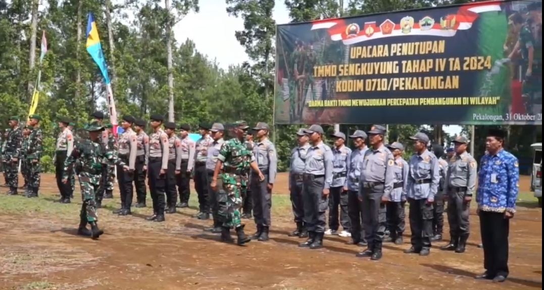 Tmmd Di Paninggaran Resmi Ditutup, Kodim Pekalongan Minta Hasilnya Di Rawat Dengan Baik