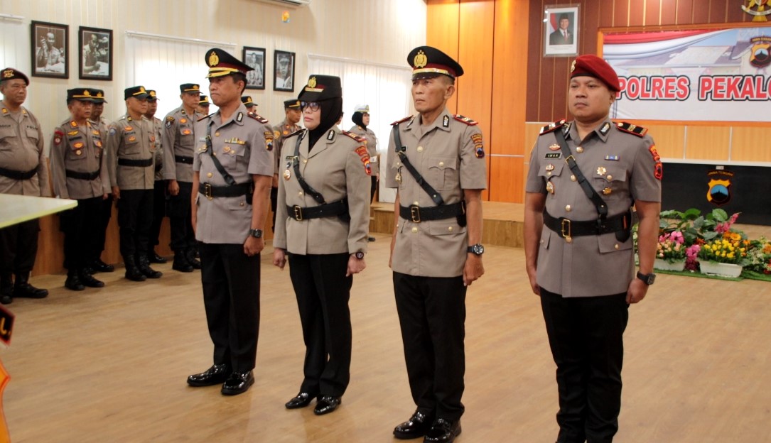 Sertijab Pejabat Utama Polres Pekalongan Kota, Wujud Penyegaran dan Penguatan Kinerja