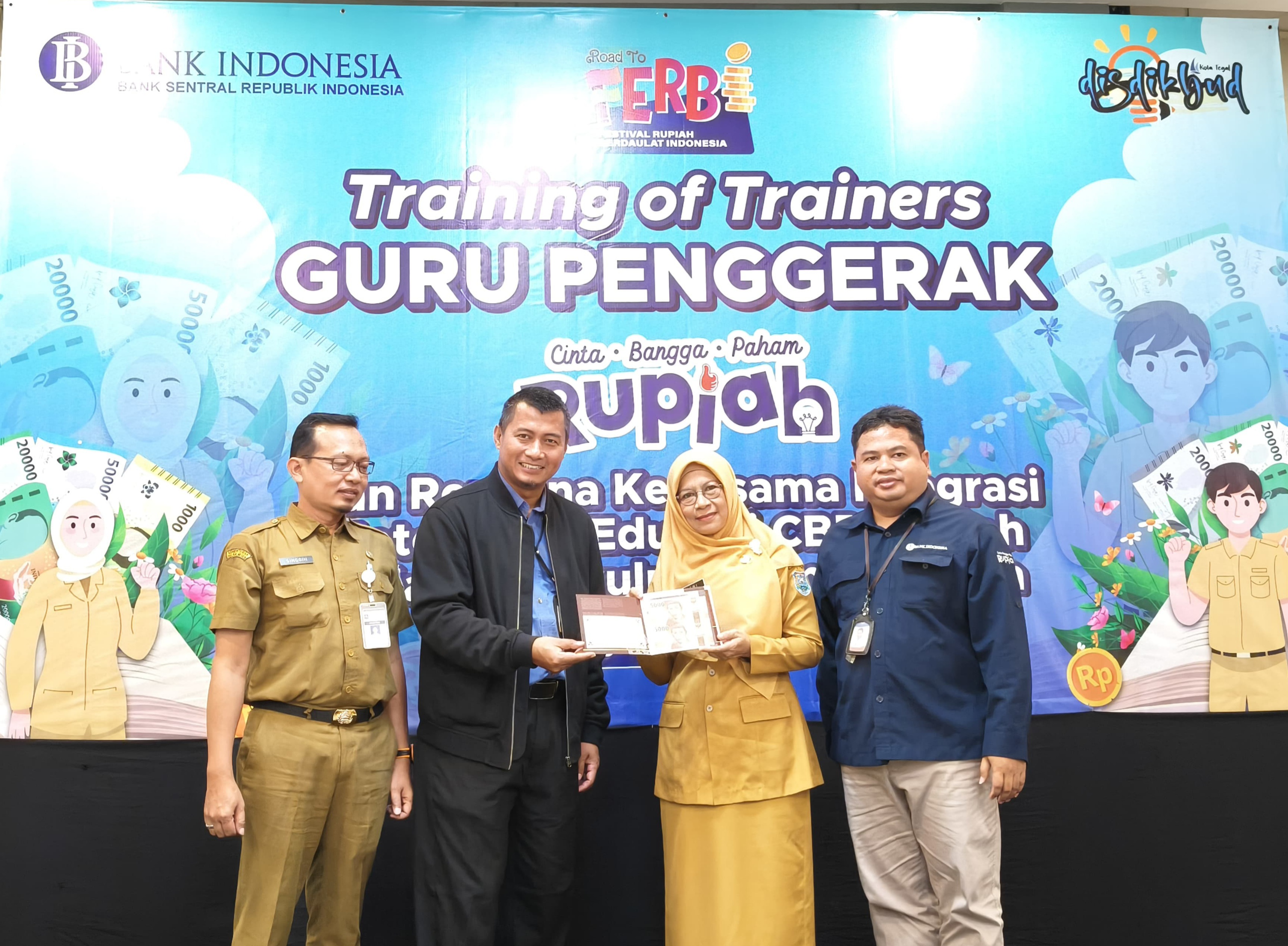 200 Guru SD dan SMP Kota Tegal Jadi Agen Edukasi Keuangan Lewat ToT CBP Rupiah