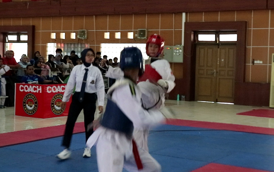 Ratusan Peserta Ikuti Kejuaraan Taekwondo Pelajar Se Kabupaten Pekalongan