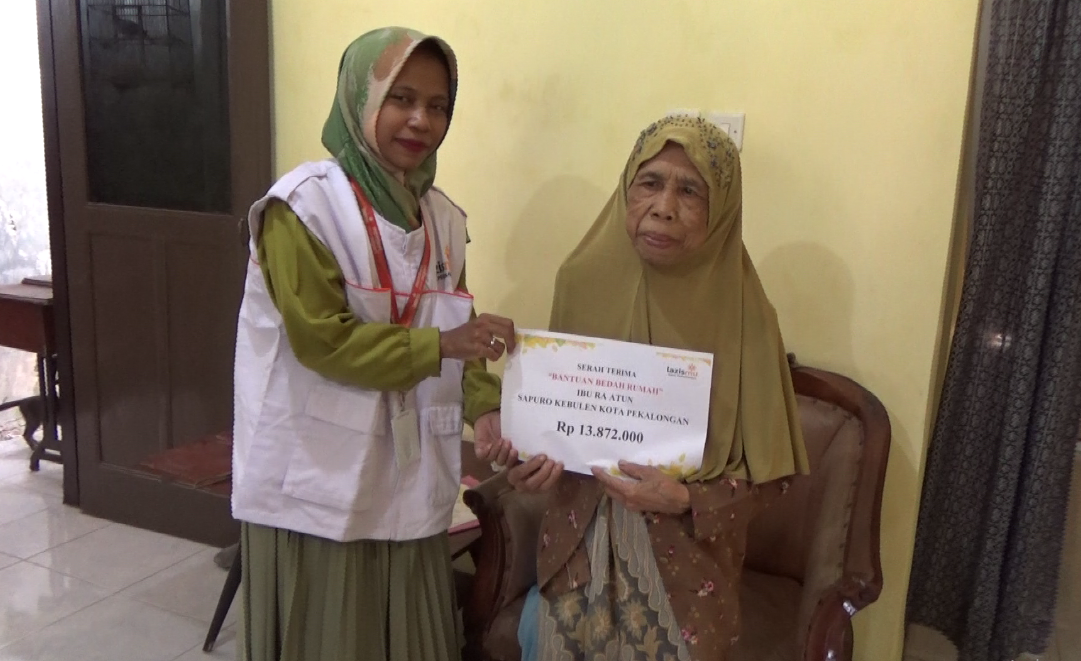 Tahun 2024, Lazismu rehab lima Rumah Tidak Layak Huni dengan total anggaran Rp72.5 juta