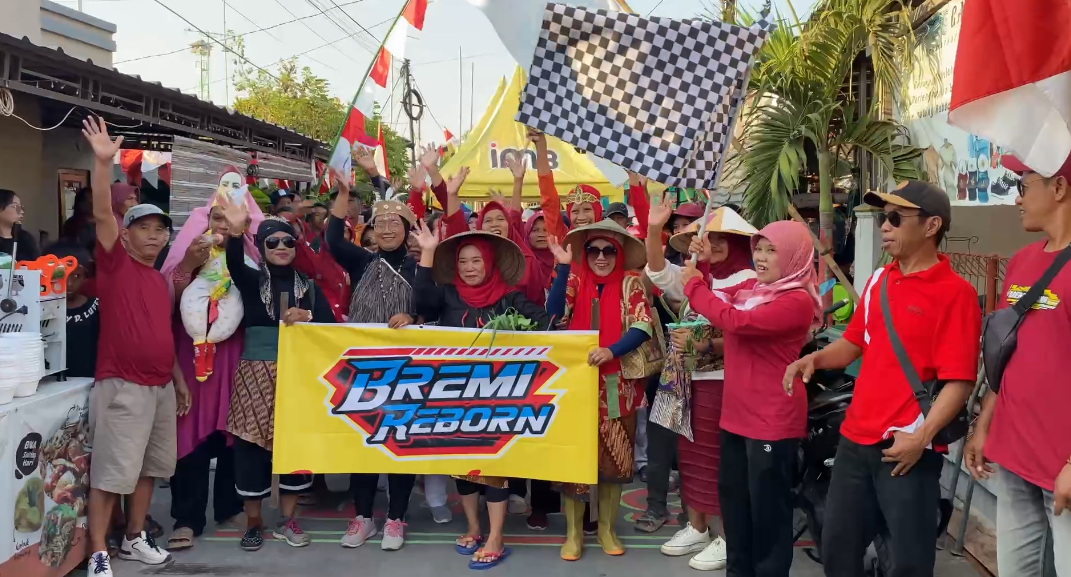 Semarakan Hut RI Ke 79, Pemuda Bremi Reborn Gelar Jalan Sehat