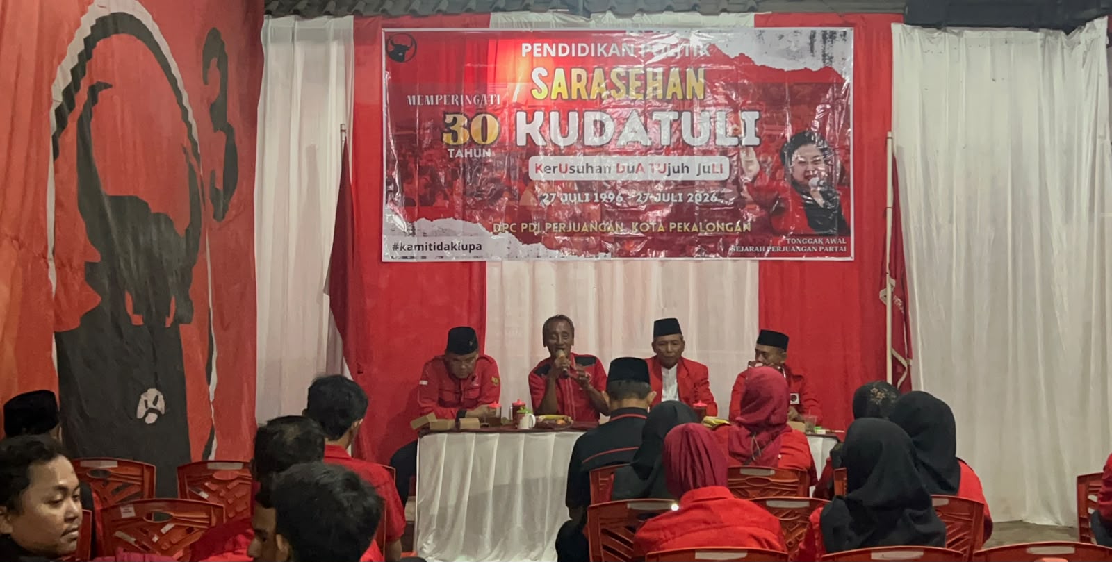 Peringati 30 Tahun Kudatuli, DPC PDI Perjuangan Kota Pekalongan Tekankan Pentingnya Merawat Sejarah Bangsa