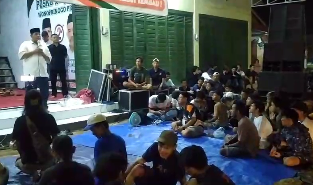 Riswadi Hadiri Pembukaan Posko Wonge Dewe dan Lomba Mobile Legends di Wonopringgo