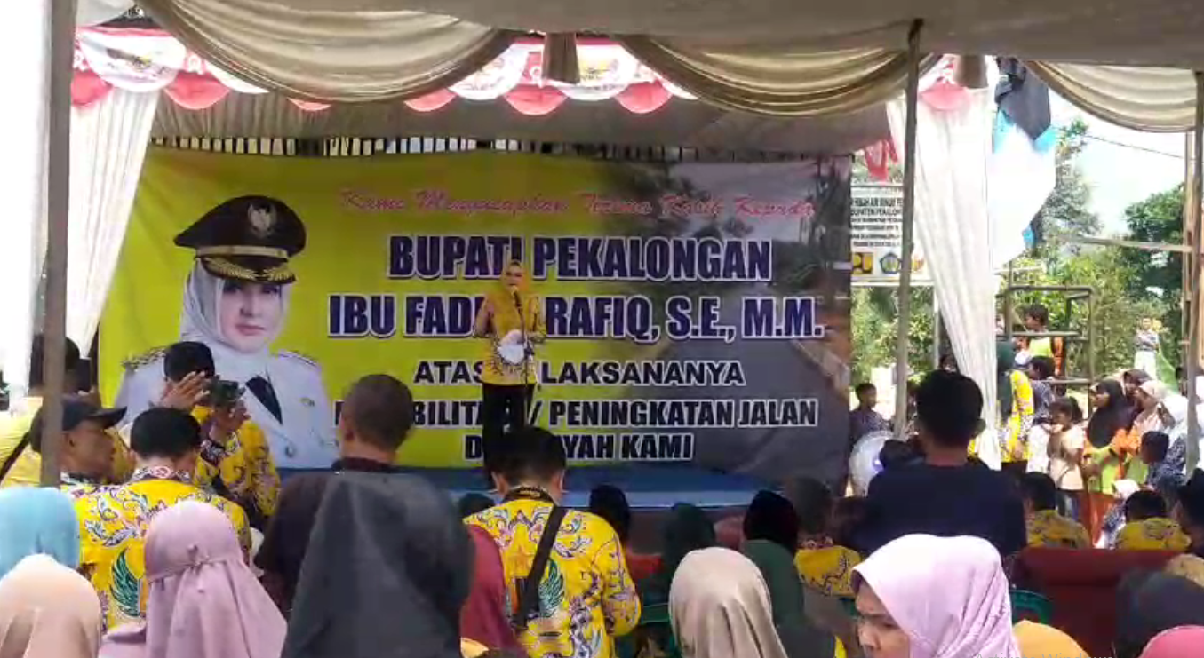 Bupati Pekalongan Resmikan Ruas Jalan Domiyang - Notogiwang, Total Anggaran Rp 2,5 Miliar