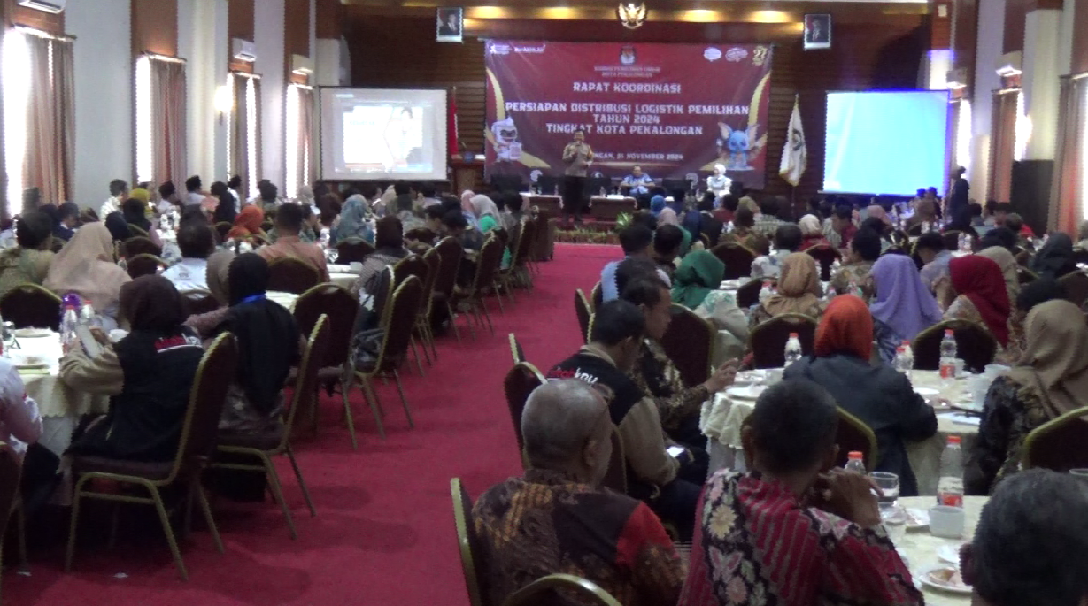 KPU Kota Pekalongan Gelar Rakor Persiapan Distribusi Logistik Pilkada Serentak
