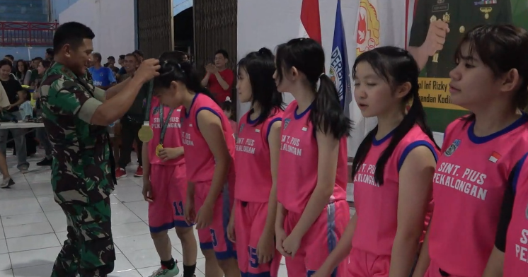 Tournament Basket Piala Dandim Cup Resmi Ditutup, 4 Tim Melaju Ke Tingkat Korem 071