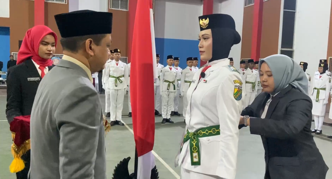 70 Anggota Paskibraka Kota Pekalongan Tahun 2024 Dikukuhkan 