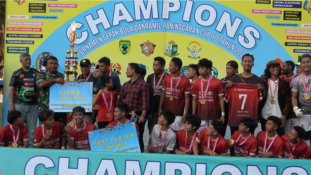 PSP Paninggaran Juara 1 Danramil Paninggaran Cup Ke 10