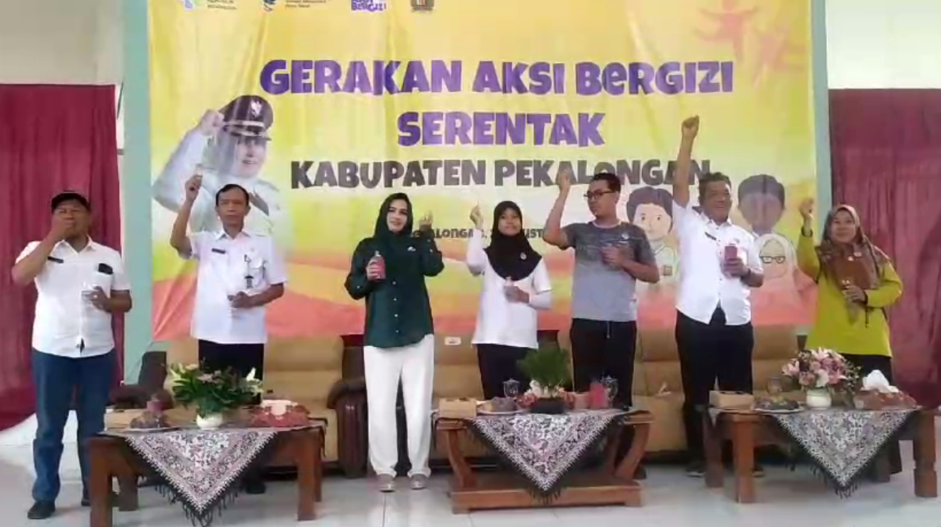 Bupati Pekalongan Fadia Arafiq Launching Gerakan Aksi Bergizi Serentak untuk Pelajar