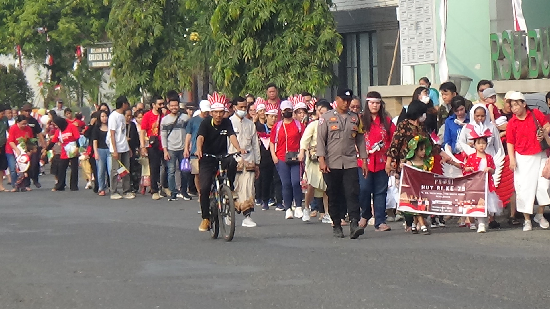 TK Santo Yosep Pekalongan adakan pawai karnaval semarakkan HUT ke-79 Kemerdekaan RI Dan P5