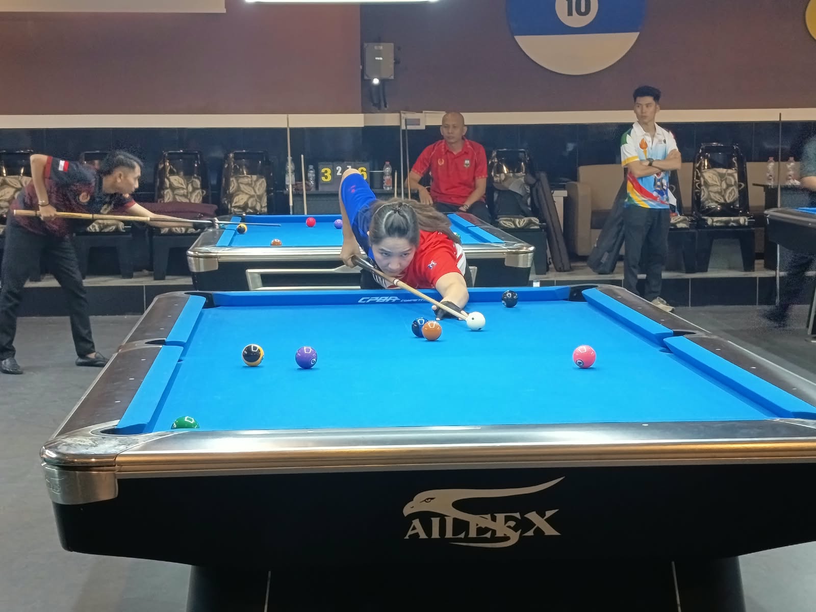 Atlet Biliar Kota Pekalongan Angelina, Sumbang Dua Medali Emas Sekaligus
