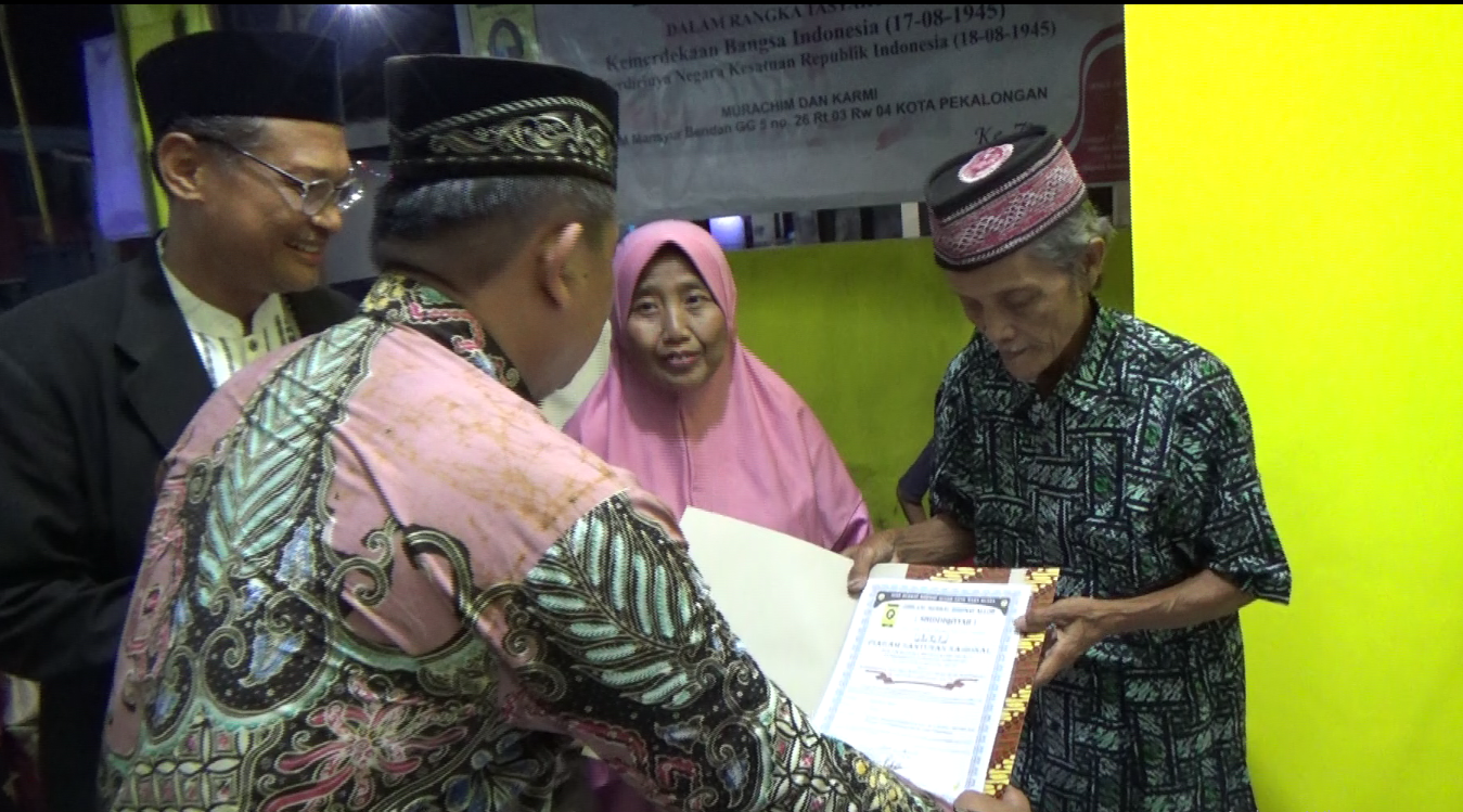 Murachim, Terima Rumah Syukur Kemerdekaan Indonesia Layak Huni Shiddiqiyyah Kota Pekalongan