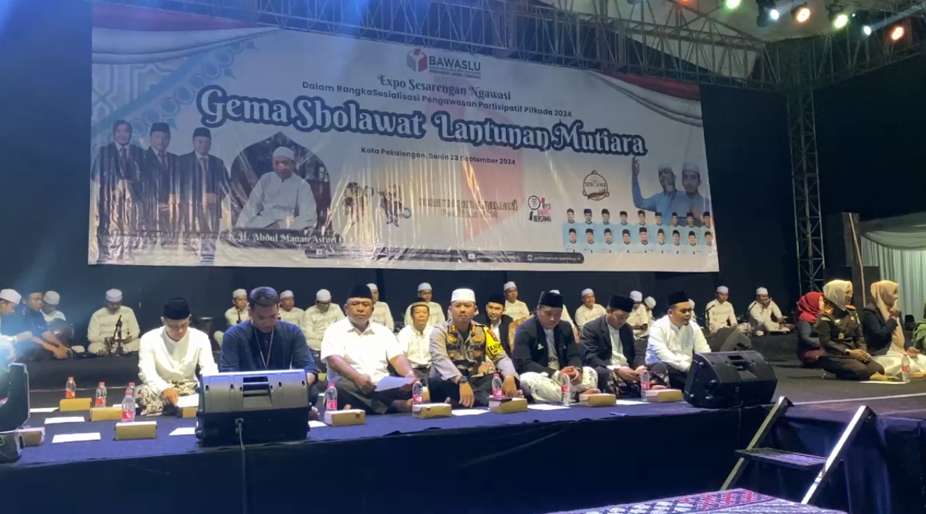 Gema Sholawat Bawaslu, Ajak Bersama Awasi Pilkada 2024 
