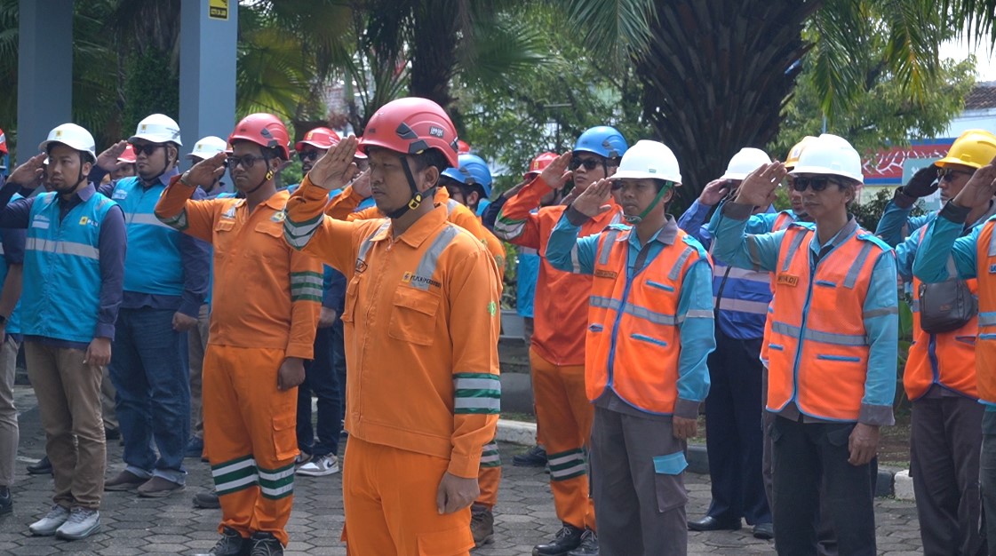 PLN UP3 Pekalongan Apel Gelar Pasukan Jelang Pilkada Serentak 2024 