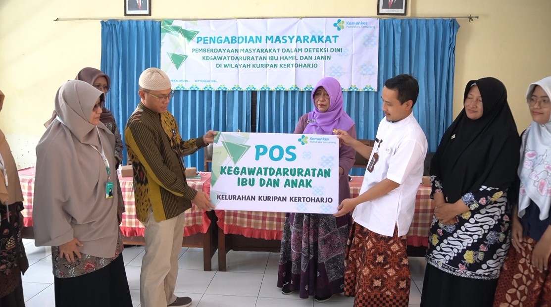 Poltekkes Kemenkes Bentuk Pos Kegawatdarutan Ibu dan Anak di Kuripan Kertoharjo 