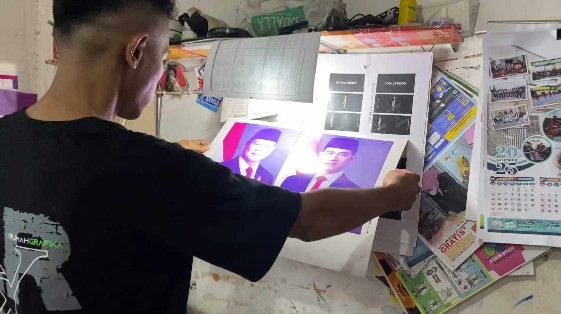 Usai Pelantikan, Percetakan Banjir Pesanan Foto Presiden