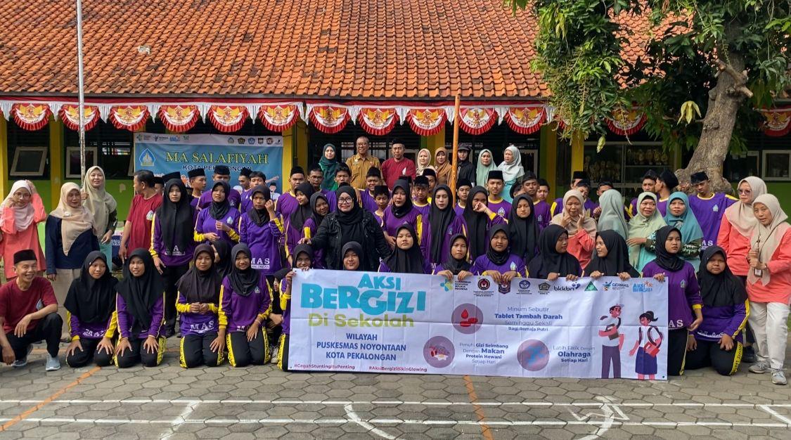 MA Salafiyah Pekalongan Gelar Gerakan Nasional Aksi Bergizi