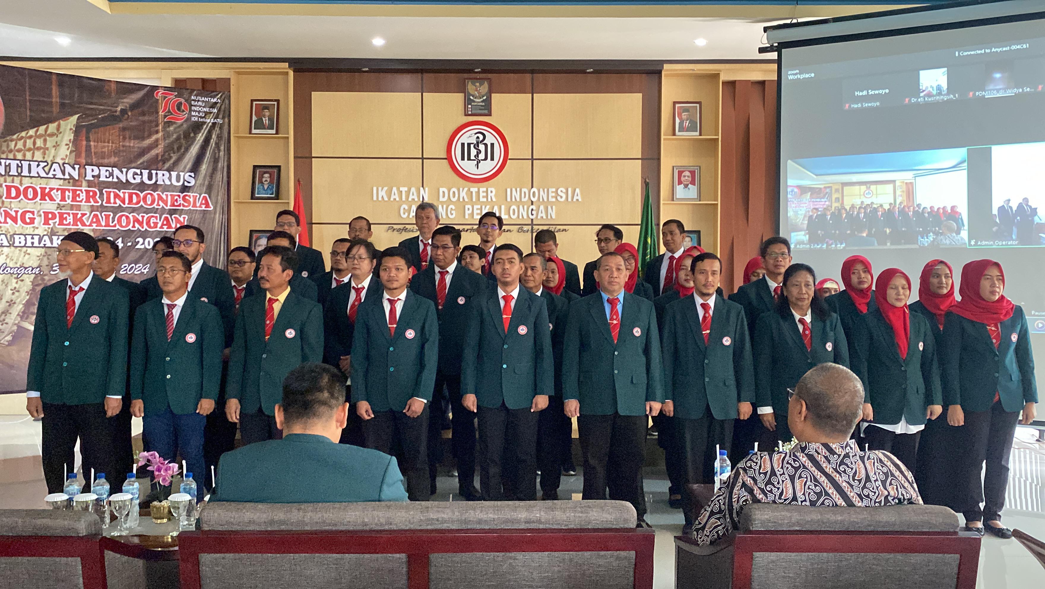 Pengurus IDI Pekalongan Dilantik, Komitmen Beri Pelayanan Kesehatan Optimal