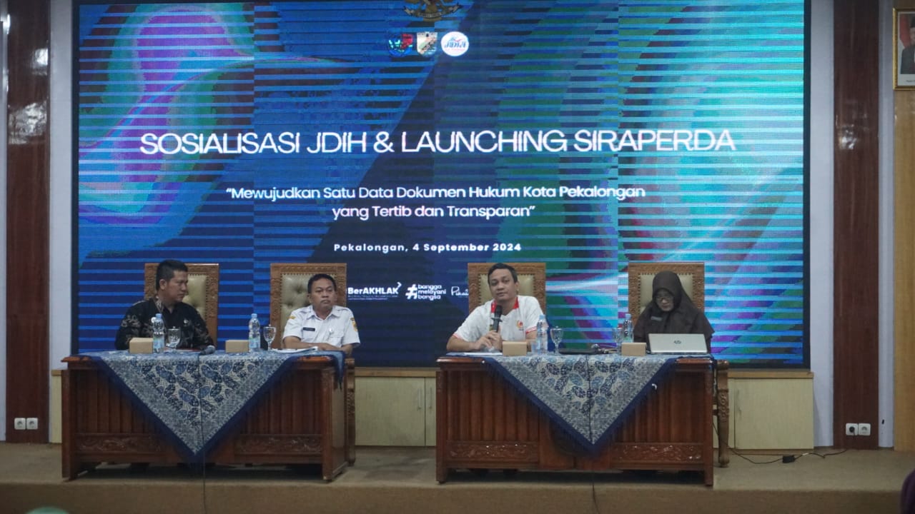 Tingkatkan Layanan Tata Kelola Produk Hukum,  Jdih Dan Siraperda Jadi Solusinya 
