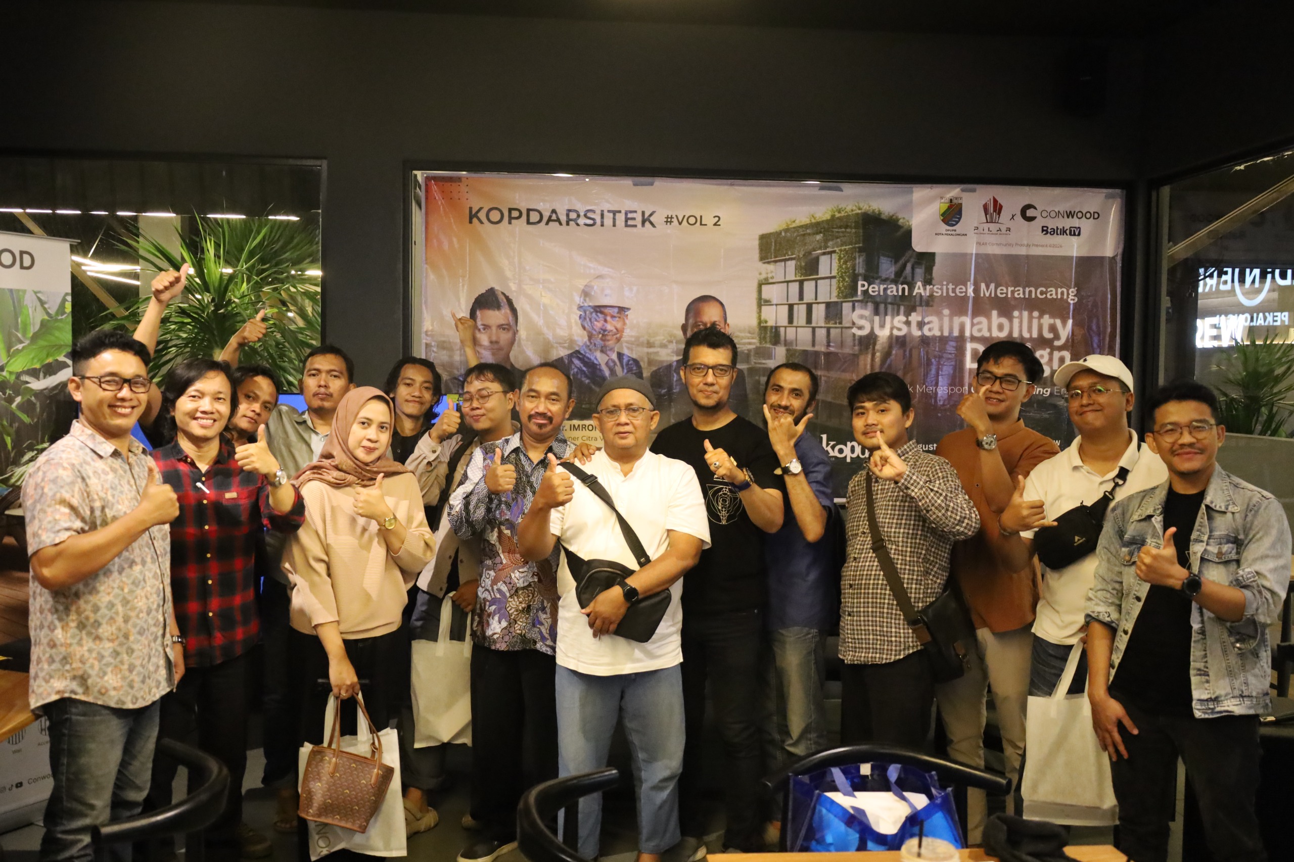 PILAR GELAR KOPDARSITEK VOL. 2 BAHAS PERAN ARSITEK DALAM MENDORONG SUSTAINABILITY DESIGN