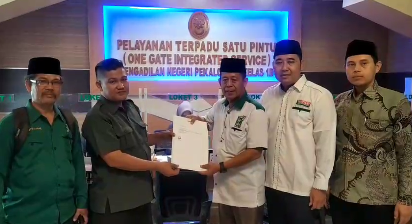 DPC PKB Kabupaten Pekalongan Serahkan Salinan SK Kepengurusan Sah ke Pengadilan Negeri
